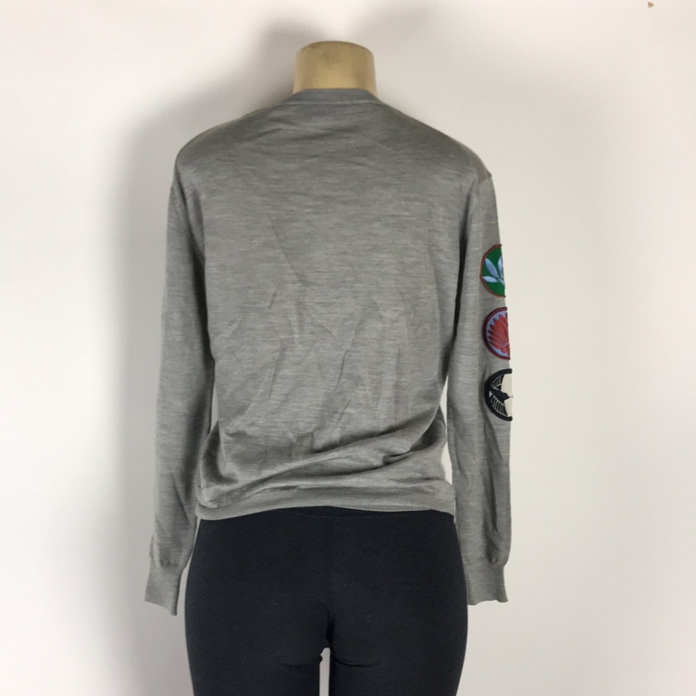 Stella Mccartney Grey Patch Sweater - image 4